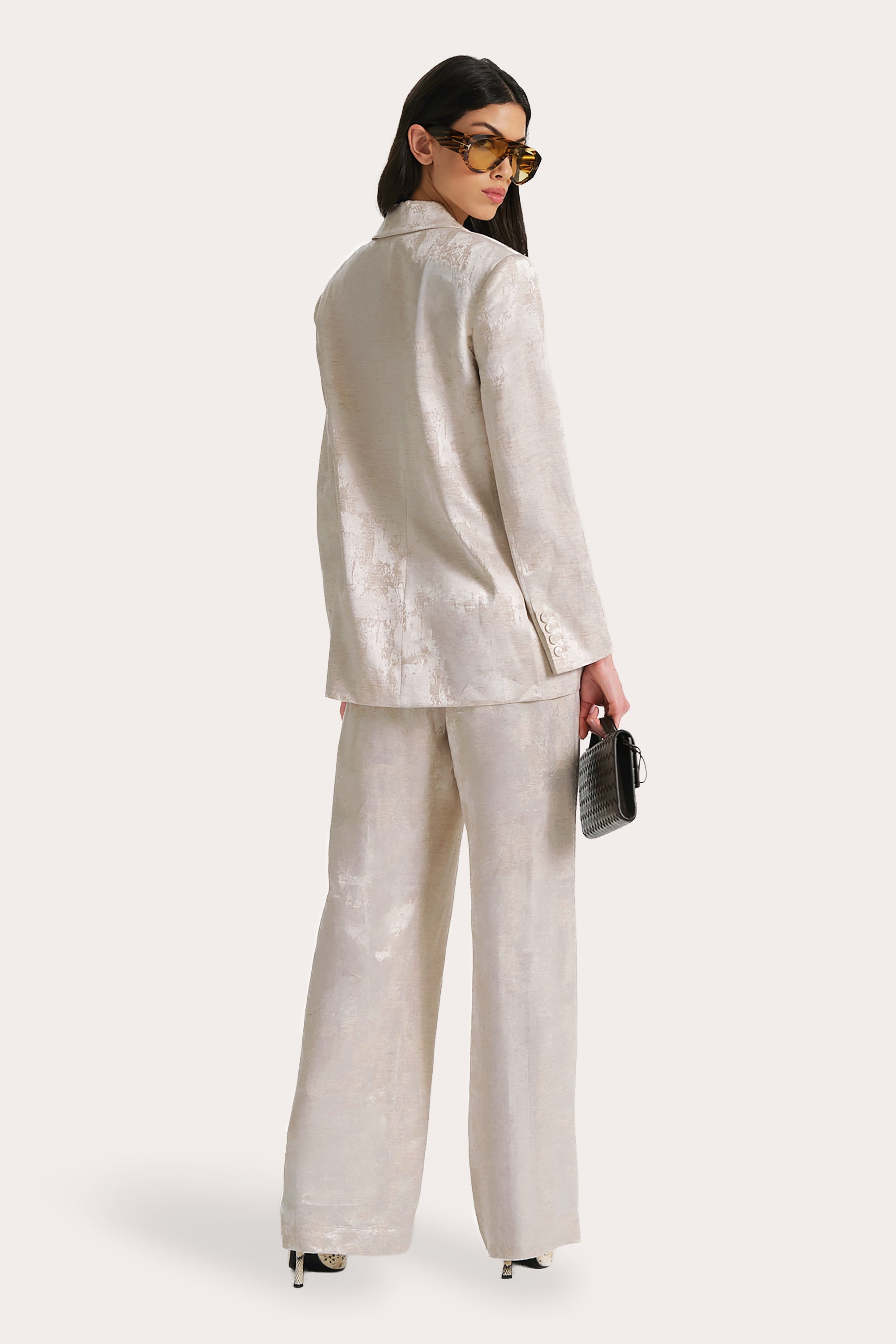 Terra Linen Jacquard Blazer