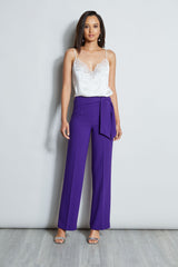 Wide Leg Sash Pant