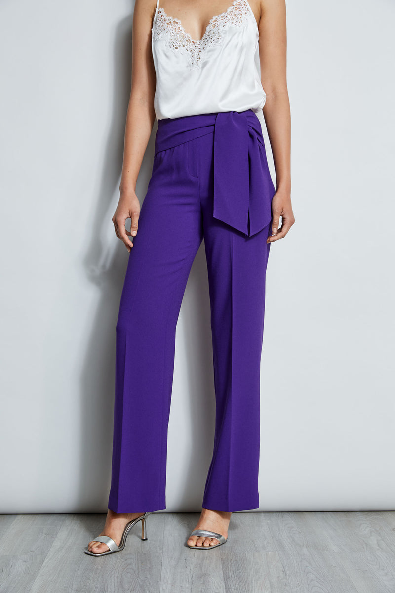 Wide Leg Sash Pant