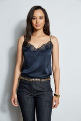 Silk Satin Lace Cami