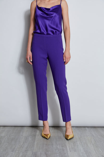 Slim Fit Crepe Pant Image 3