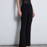 Side Button Crepe Pant
