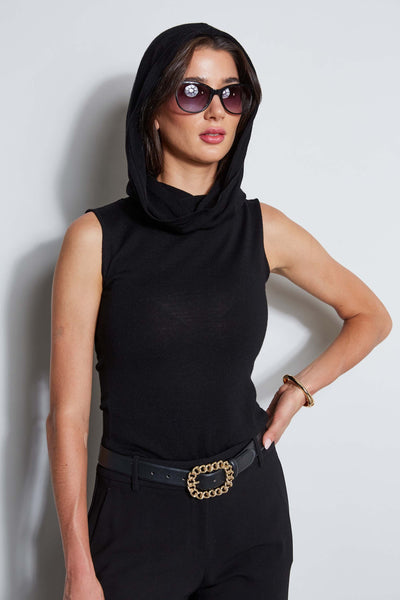 Convertible Cowl Wool Sweater Image 2