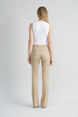 Stretch Cotton Fit & Flare Pant