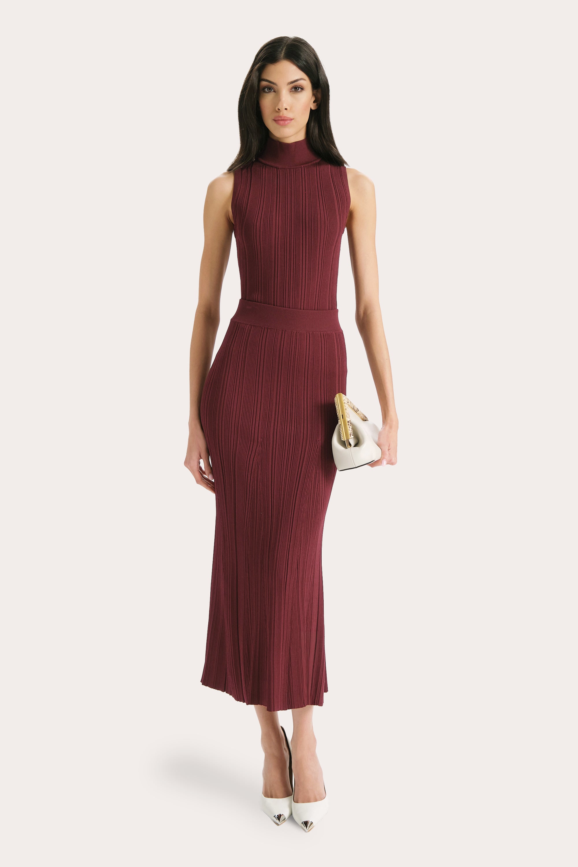 Azura Ribbed Trumpet Skirt