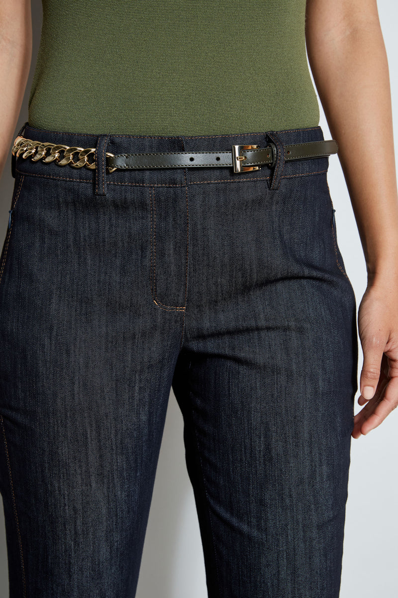 Gold Chain Belt - Loden