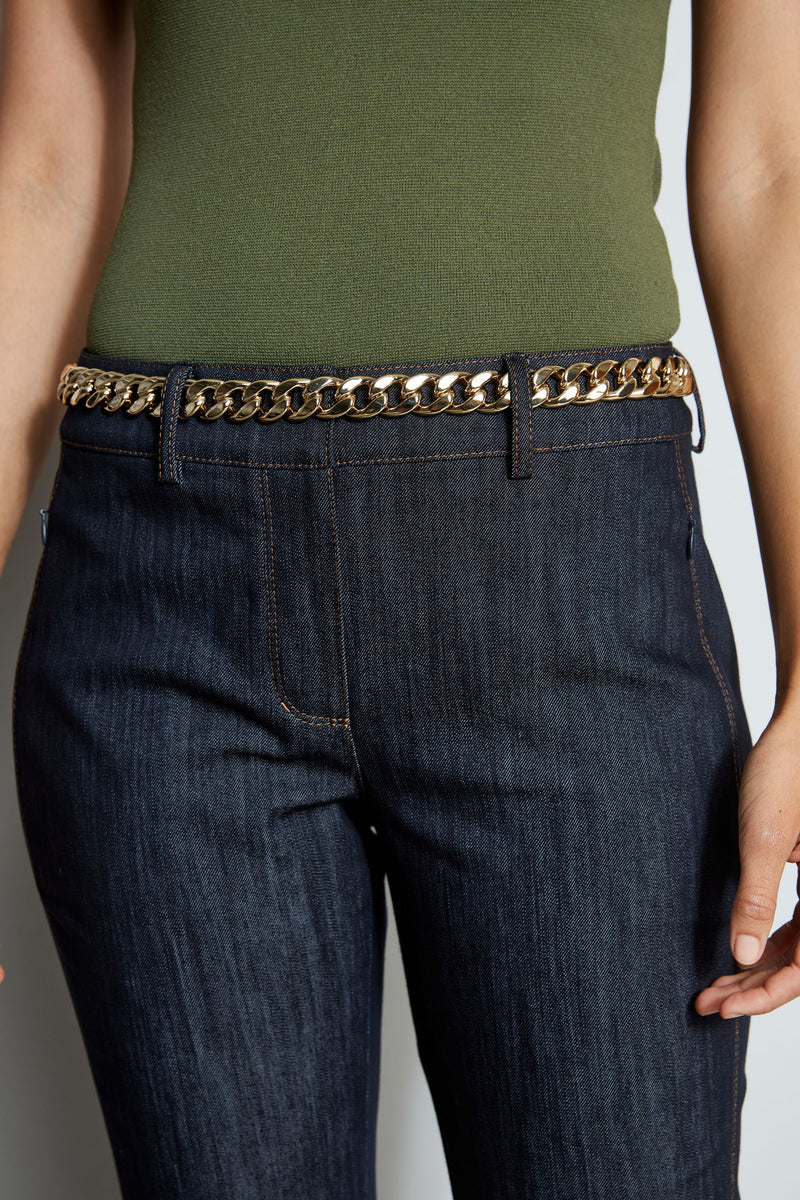 Gold Chain Belt - Loden