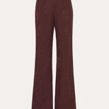 Savannah Satin Jacquard Pants
