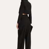 Sierra Tropical Wool Double Buckle Pants