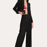 Sierra Tropical Wool Double Buckle Pants