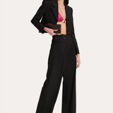 Sierra Tropical Wool Double Buckle Pants