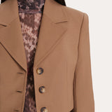 Sierra Tropical Wool Cropped Jacket