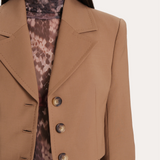 Sierra Tropical Wool Cropped Jacket