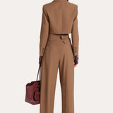 Sierra Tropical Wool Cropped Jacket