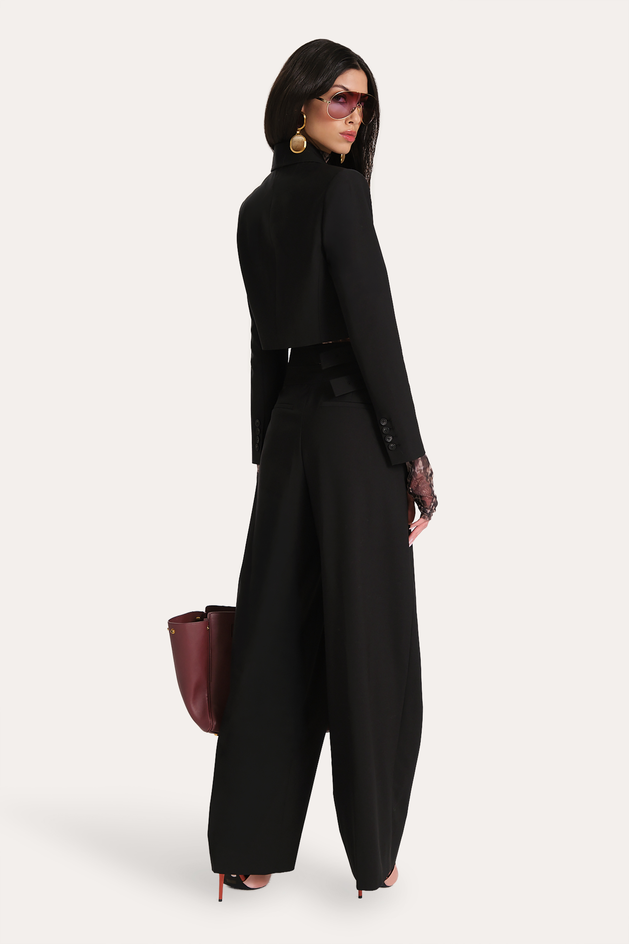 Sierra Tropical Wool Cropped Jacket