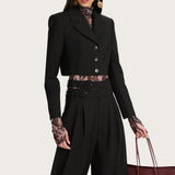 Sierra Tropical Wool Cropped Jacket