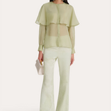 Savannah Satin Jacquard Pants