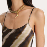 Lyra Silk Charmeuse Bias Dress