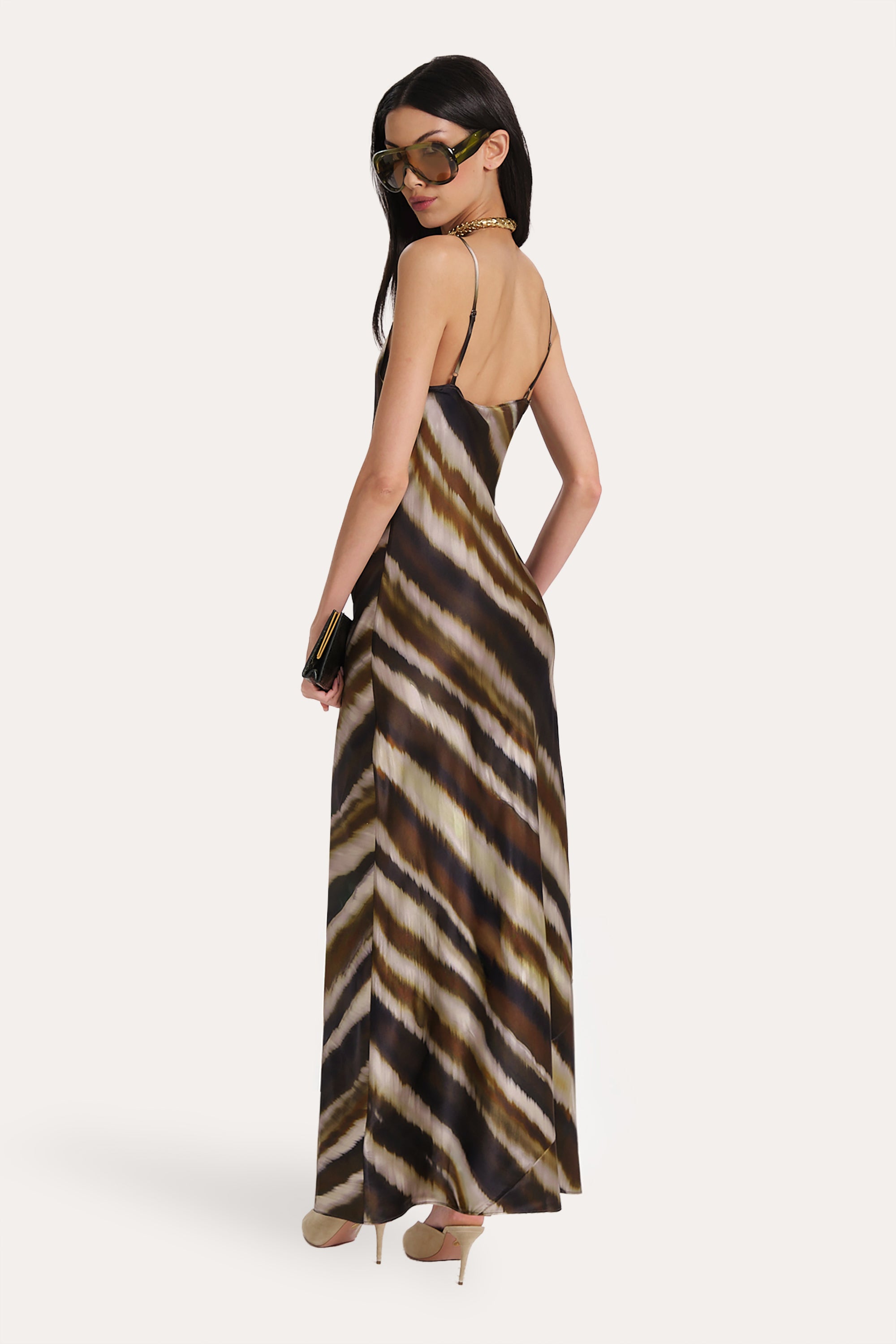 Lyra Silk Charmeuse Bias Dress