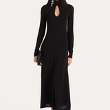 Raven Keyhole Midi Dress