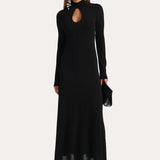 Raven Keyhole Midi Dress