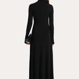 Raven Keyhole Midi Dress