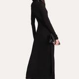 Raven Keyhole Midi Dress