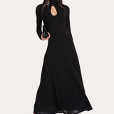 Raven Keyhole Midi Dress