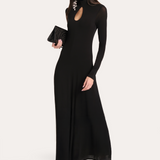 Raven Keyhole Midi Dress