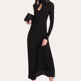 Raven Keyhole Midi Dress