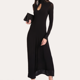 Raven Keyhole Midi Dress