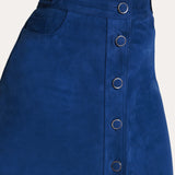 Althea Goat Suede Midi Skirt