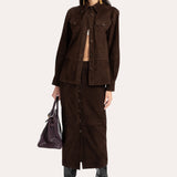 Althea Suede Shacket