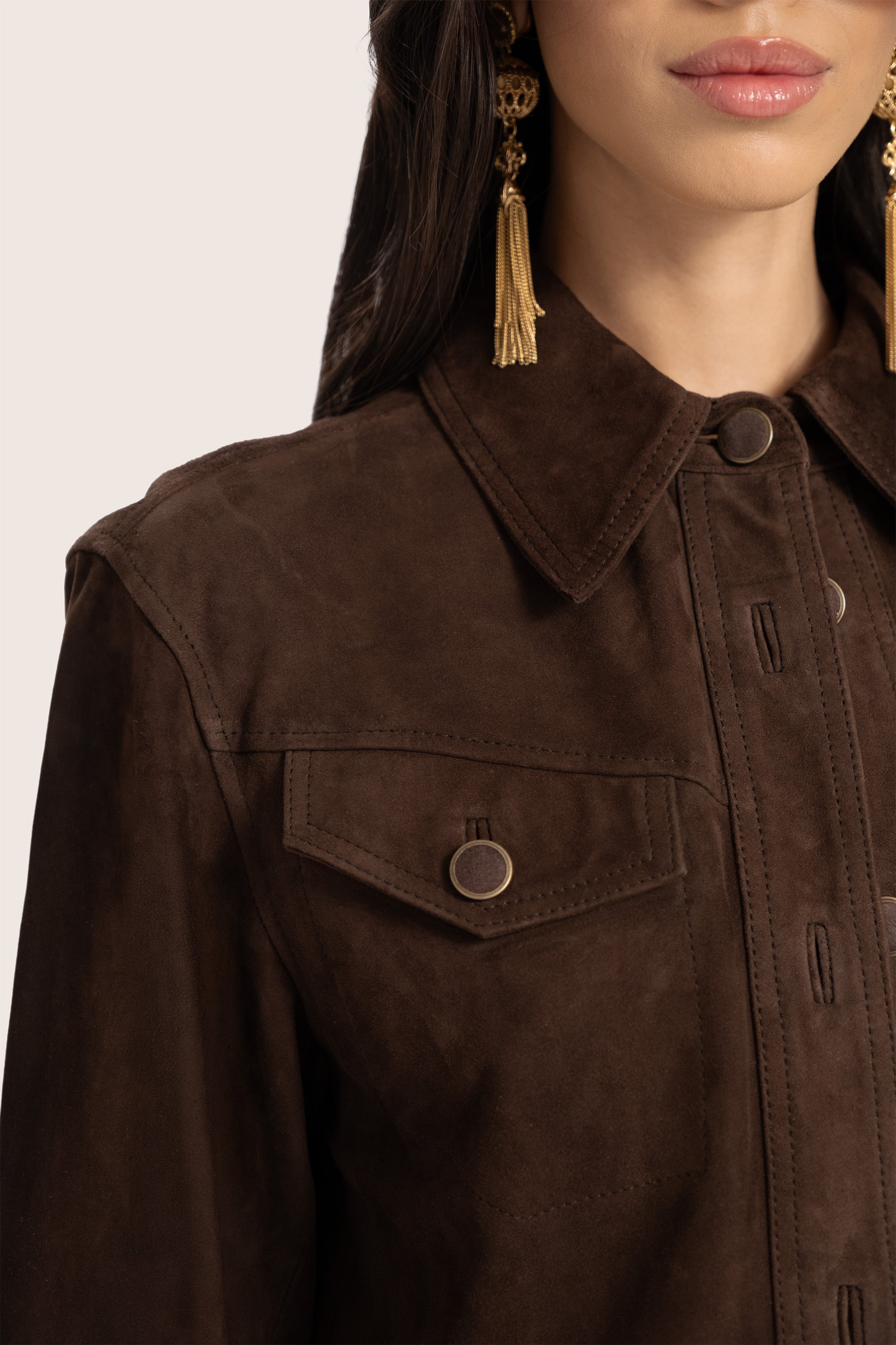 Althea Suede Shacket