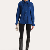 Althea Goat Suede Shacket