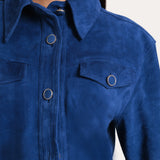 Althea Goat Suede Shacket