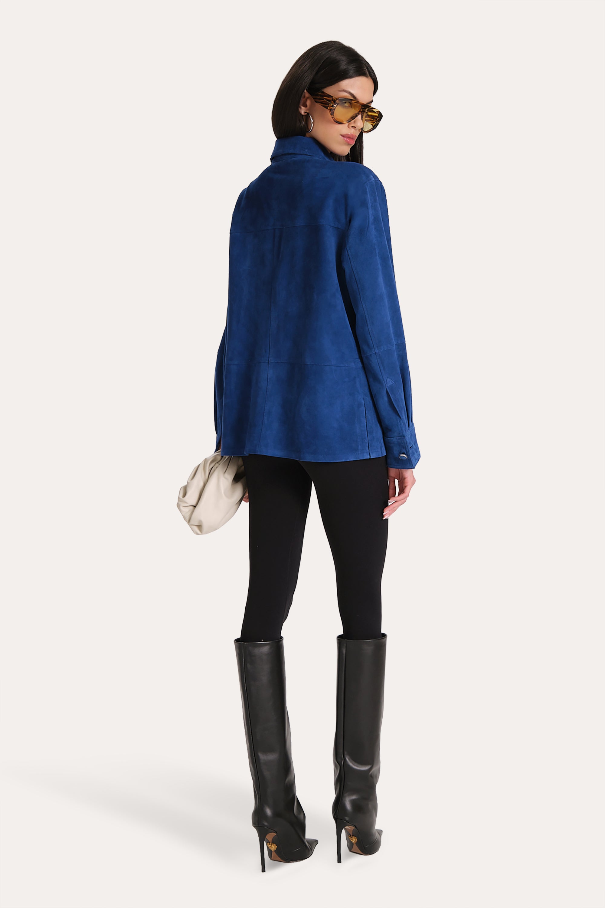 Althea Goat Suede Shacket