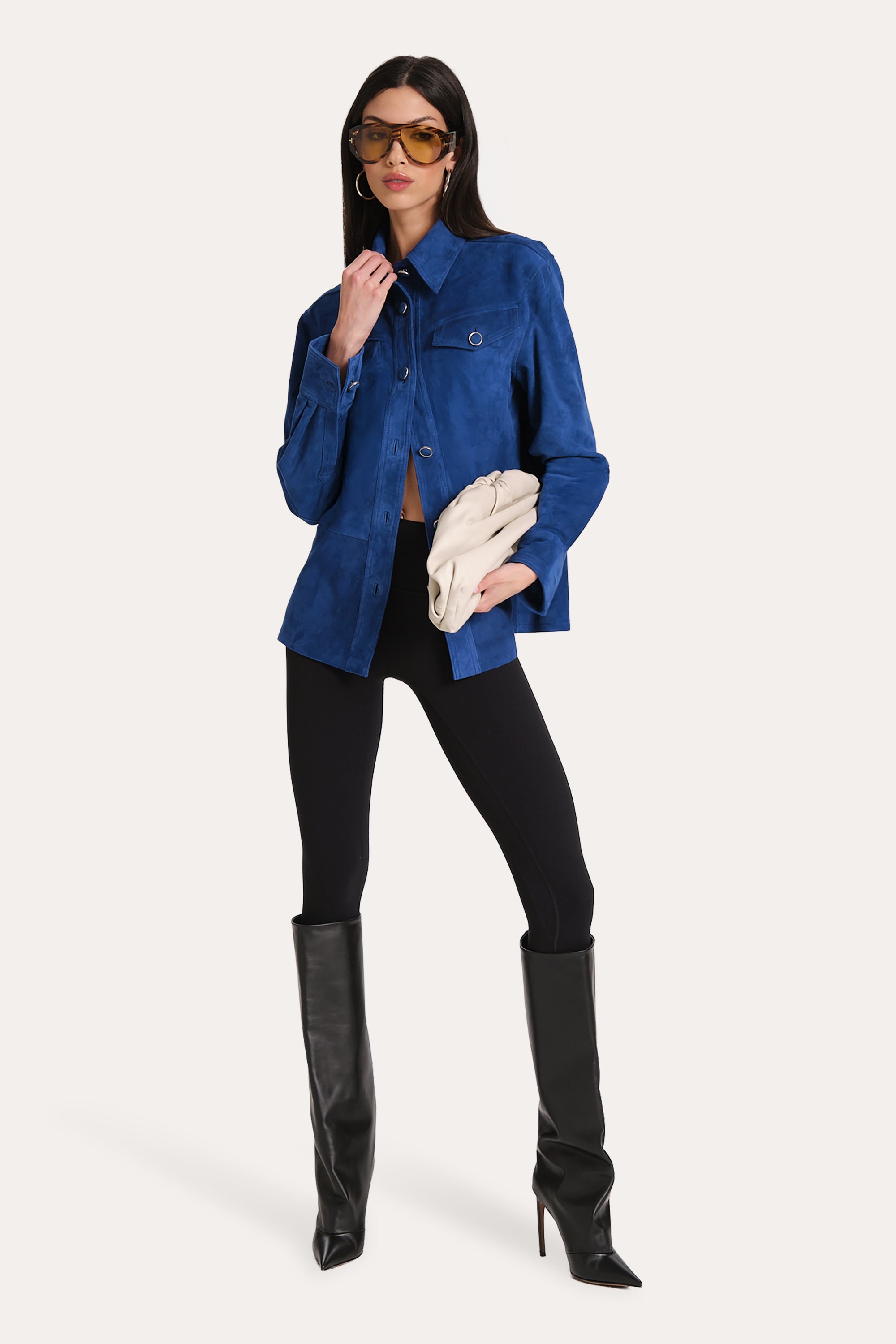 Althea Goat Suede Shacket