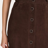 Althea Suede Midi Skirt