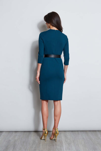 Chain Belt Dart Dress Image 7
