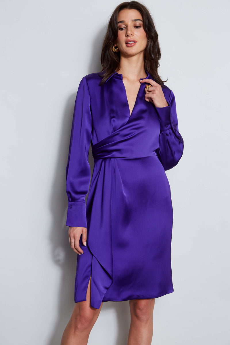 Tahari satin dress hotsell
