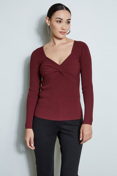 Contour Twist Sweater Image 1