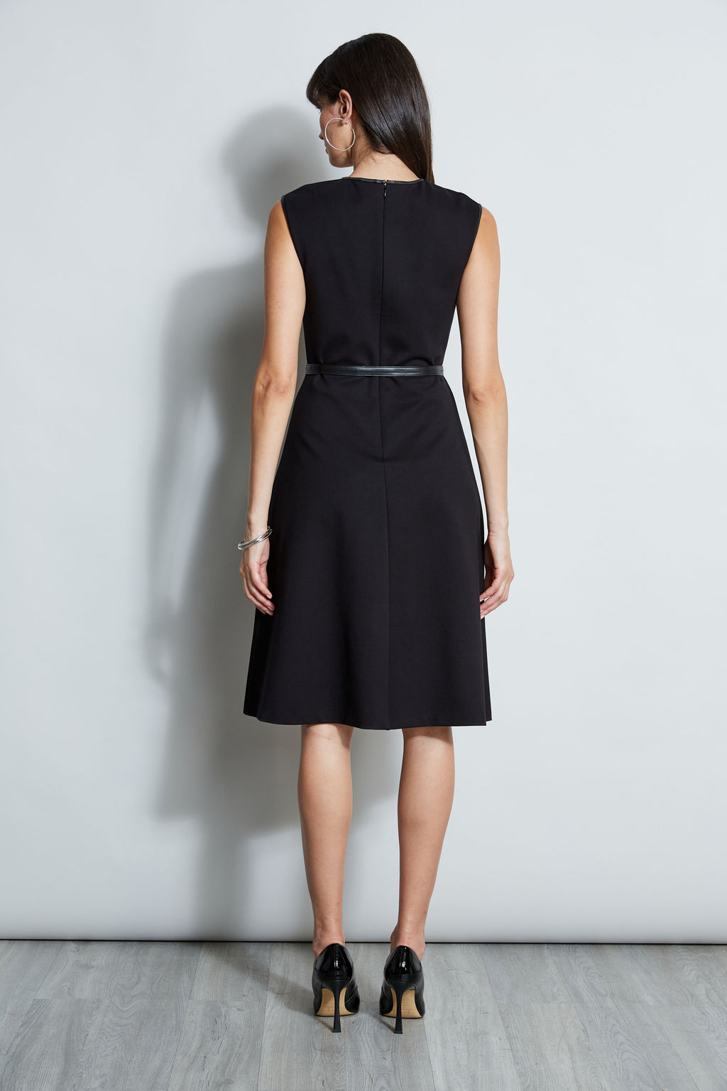 Fit & Flare Knit Dress Elie Tahari
