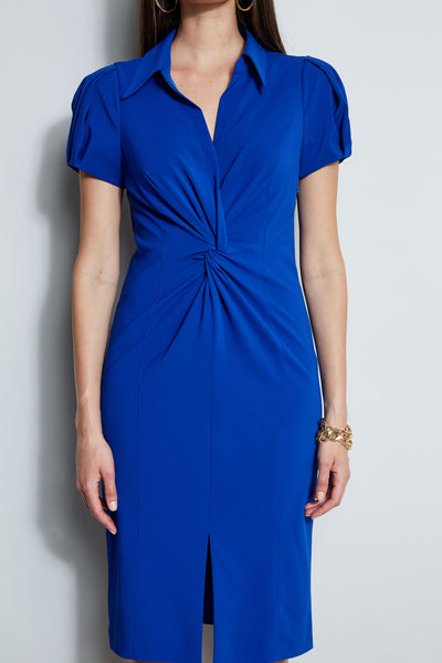 Short Sleeve Twist Dress Image 4
