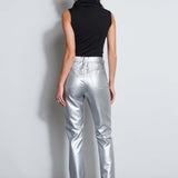 Metallic Stretch Twill Jeans
