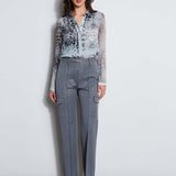 Metallic Cargo Pant