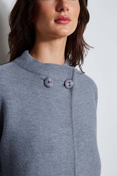 Two Button Wool Sweater Image 5