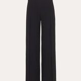 Crepe Overlay Slit Pant