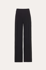 Crepe Overlay Slit Pant