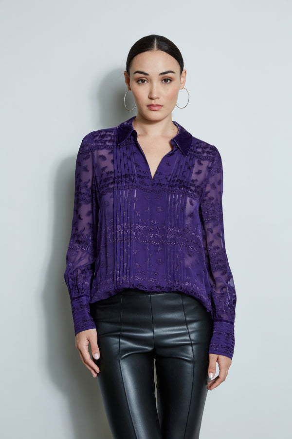 Silk Jacquard Shirt